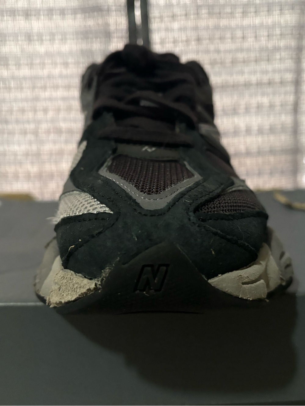 New Balance 9060 Black Gray Sneakers – Heavily Worn – Size (6) - Picture 3 of 10
